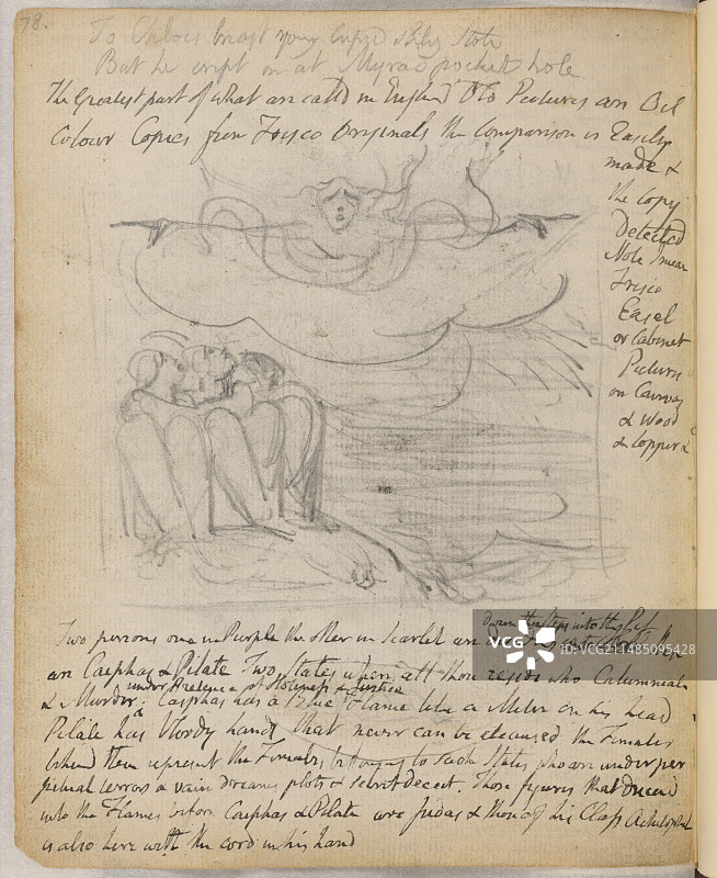 威廉·布莱克的笔记本图片素材