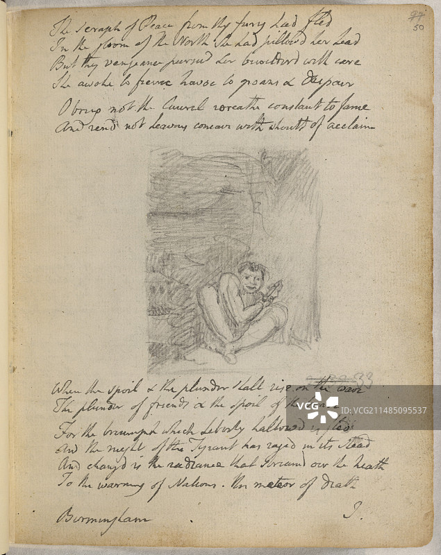 威廉·布莱克的笔记本图片素材