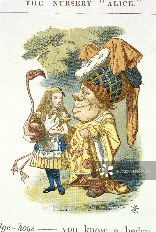 爱丽丝和她的槌球图片素材