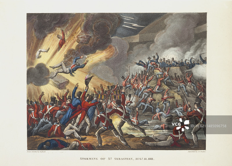 圣塞巴斯蒂安的袭击图片素材