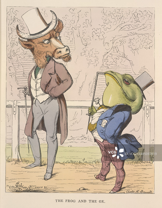 伊索寓言图片素材