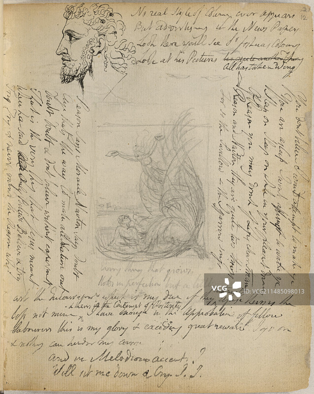 威廉·布莱克的笔记本图片素材