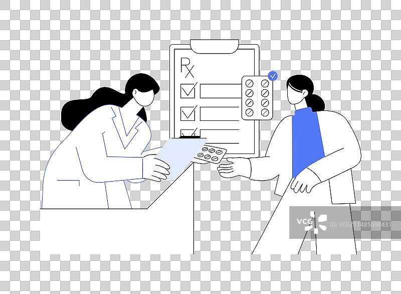 药剂师技术员抽象概念图片素材