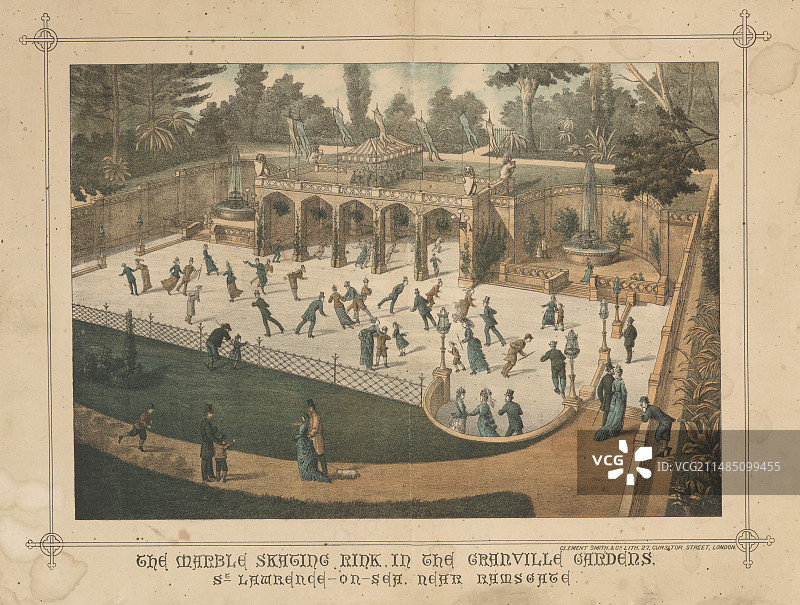 大理石溜冰场图片素材