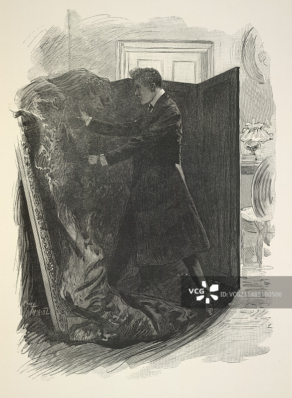 道林·格雷的画像图片素材