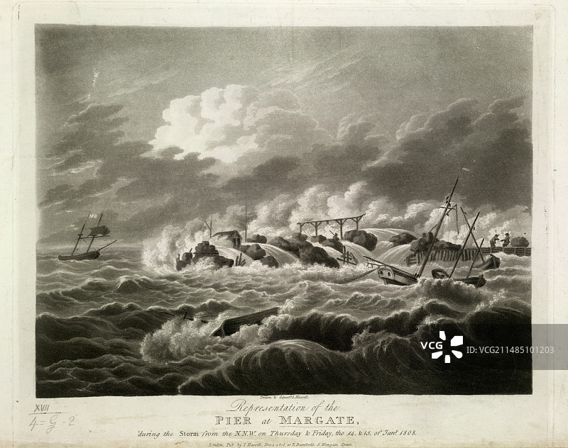 马盖特的码头图片素材