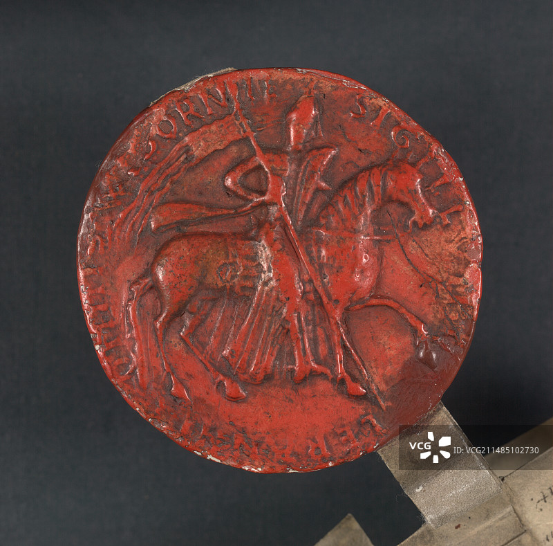 瓦勒兰·德·博蒙特的印章图片素材