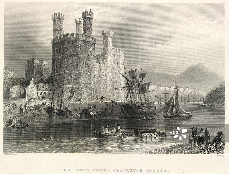 卡那封城堡图片素材