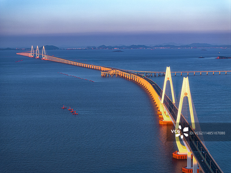 浙江舟山舟岱大桥图片素材