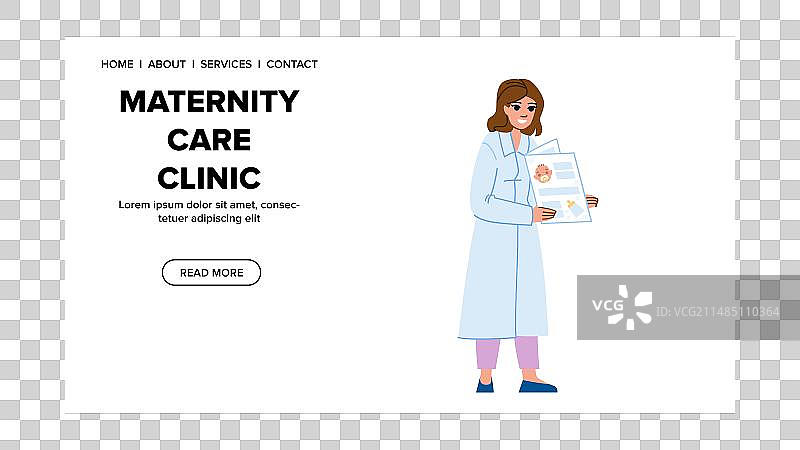 妇产科诊所医生图片素材