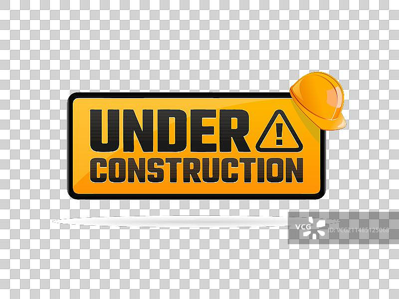 工作安全头盔和标志概念设计图片素材