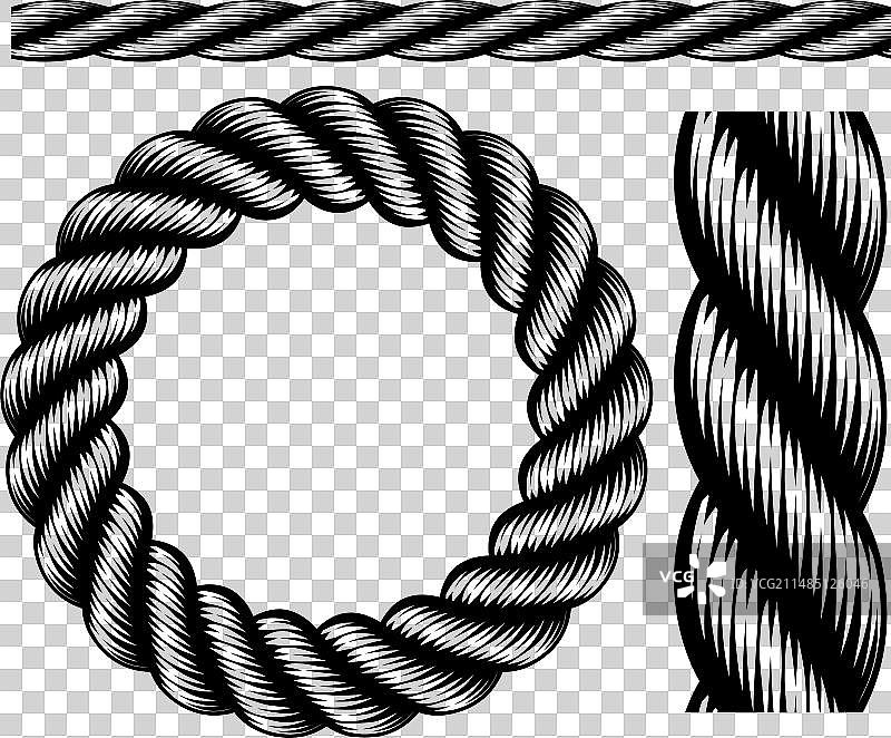 绳索设计元素图片素材