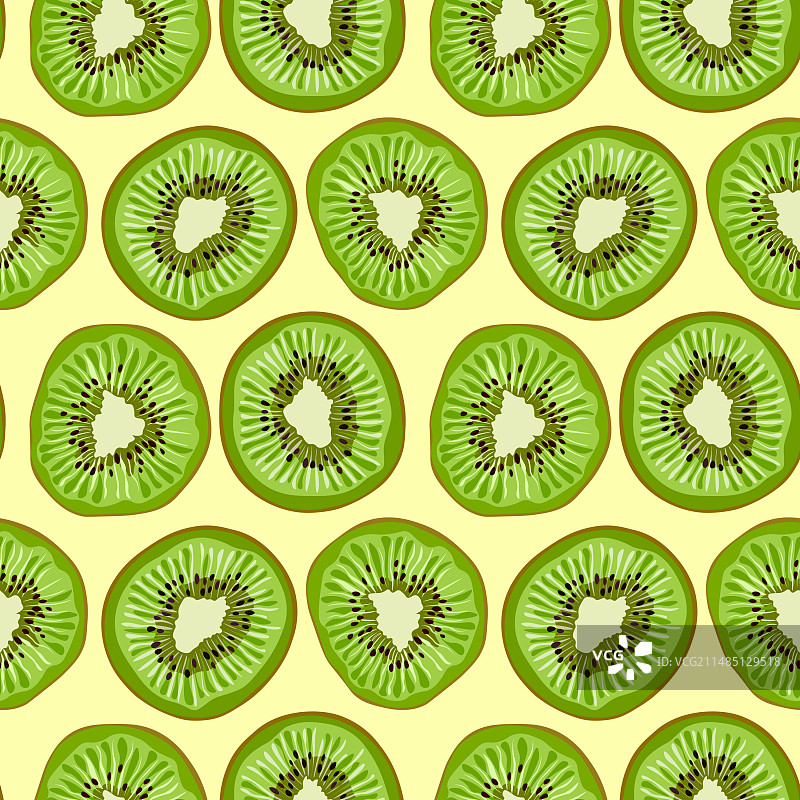 猕猴桃无缝图案图片素材