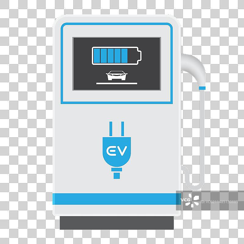 电动汽车充电站图片素材