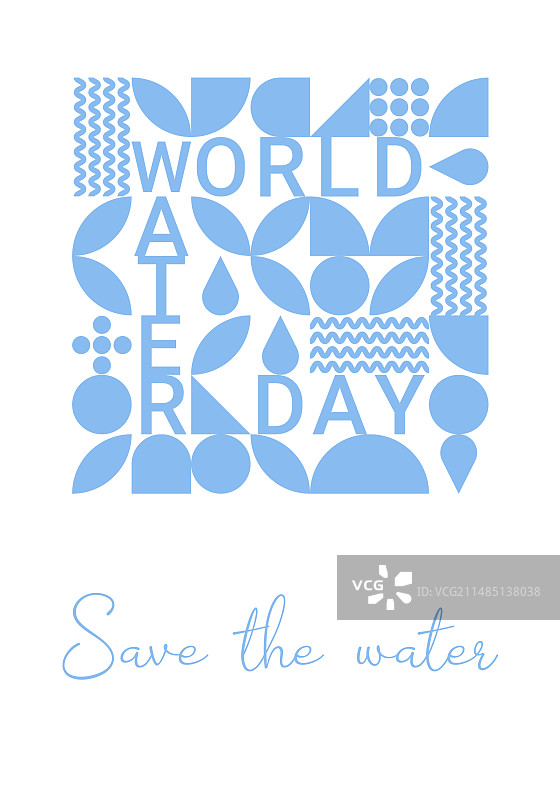 世界水日节约用水生态概念图片素材