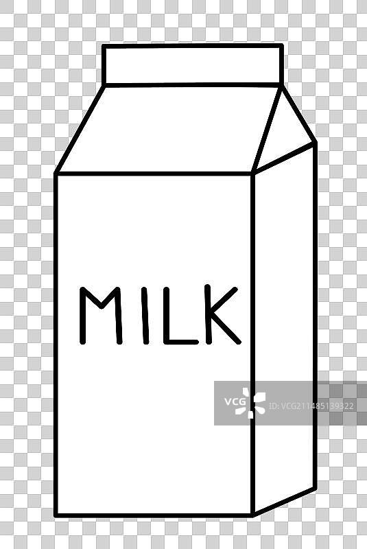 牛奶盒纸箱乳制品包装图片素材