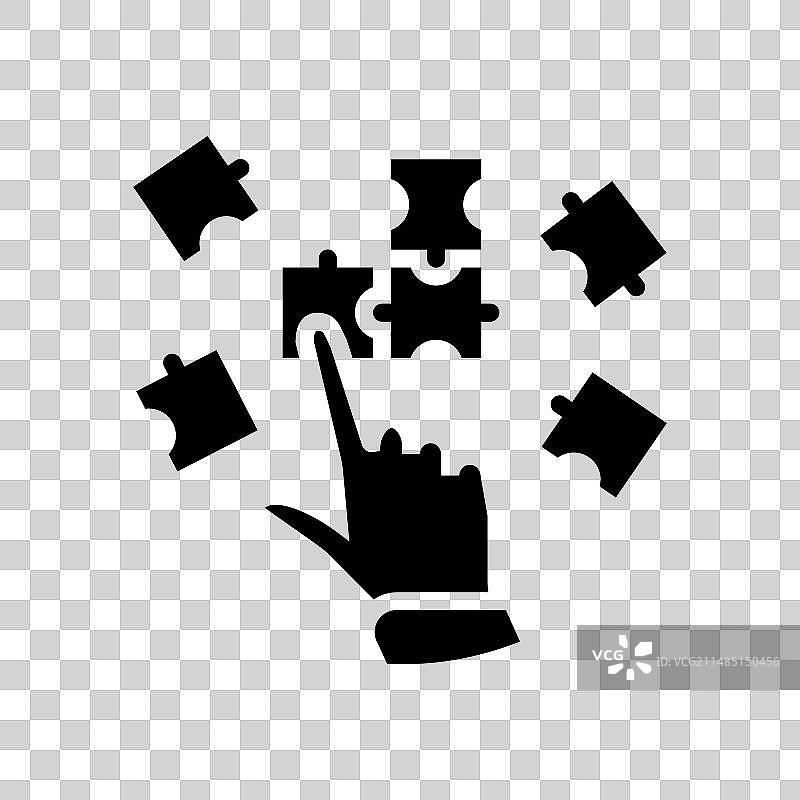 认知训练职业治疗师符号图片素材