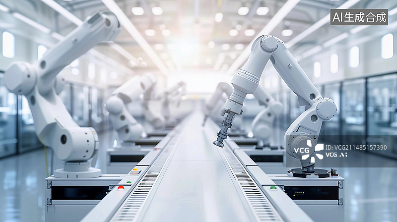 【AI数字艺术】人工智能赋能智能制造图片素材