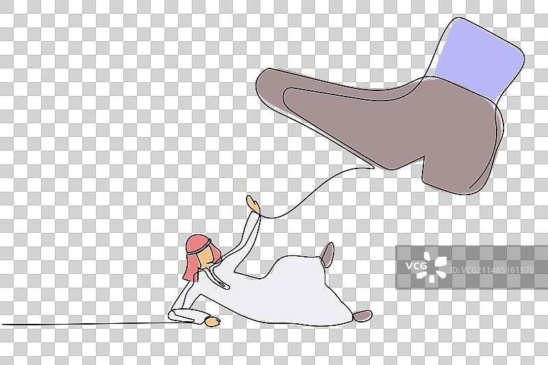 阿拉伯小物一笔画图片素材