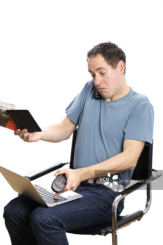 多媒体超载概念图图片素材