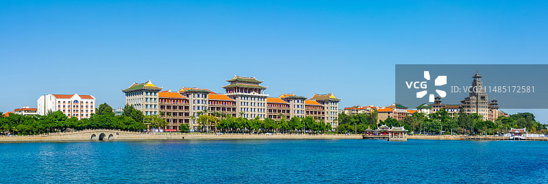 厦门 道南楼 南薰楼 龙舟池 集美 集美中学 南薰楼群 厦门风光 集美风光 集美学村 闽南建筑图片素材