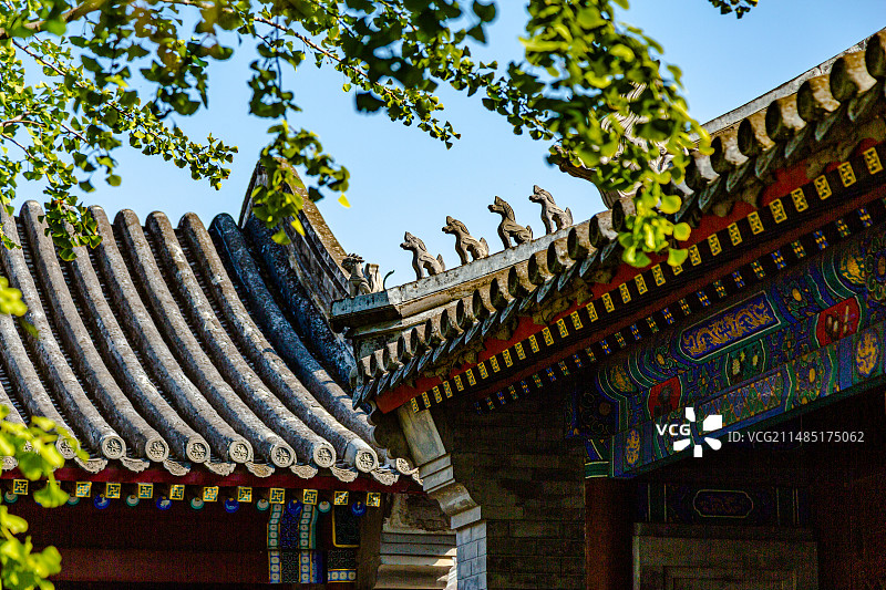 北京道教白云观道观建筑图片素材