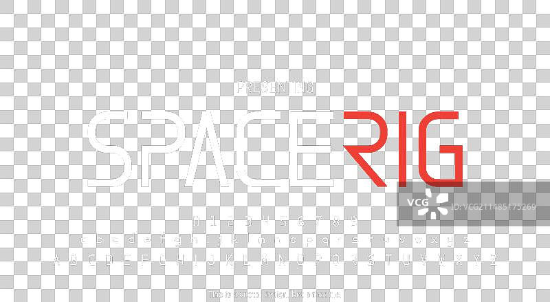 现代抽象太空字体设计图片素材