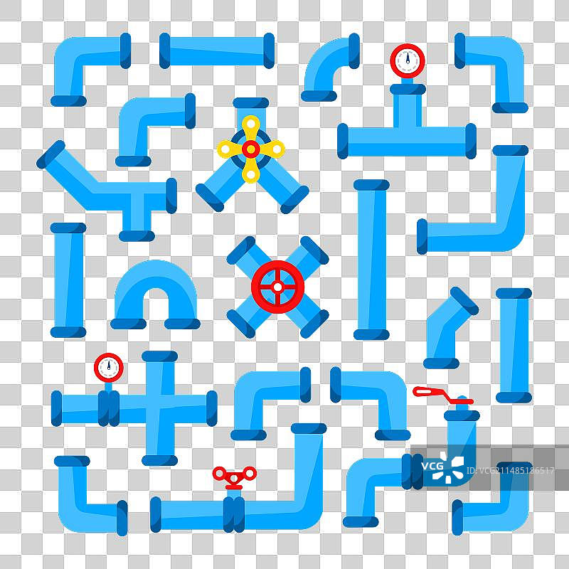 钢制水油气管道细节图片素材