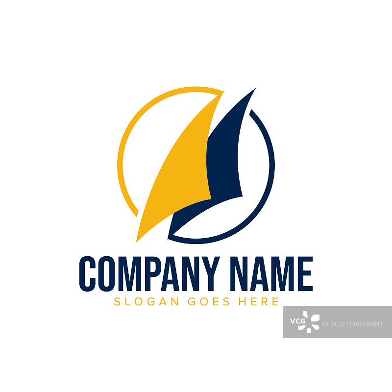 帆船航海标志设计图标图片素材