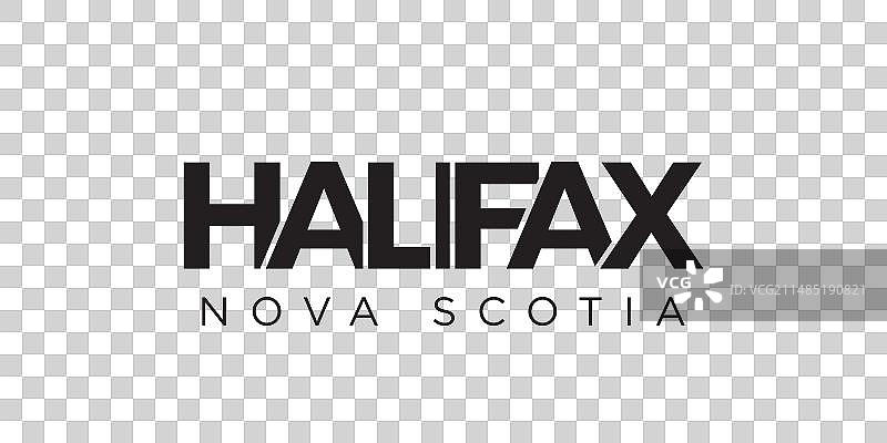 加拿大的哈利法克斯标志设计图片素材