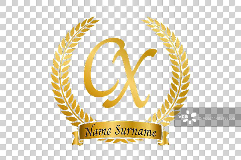 字母C和X CX首字母组合标志设计图片素材