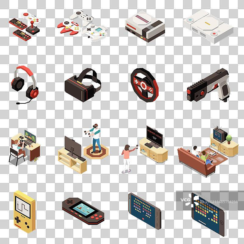 游戏2.5D等距图标集图片素材