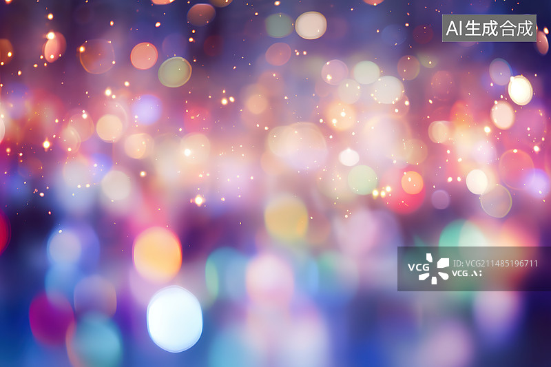 【AI数字艺术】光斑背景图片素材