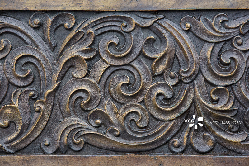 中国传统铜雕工艺图片素材