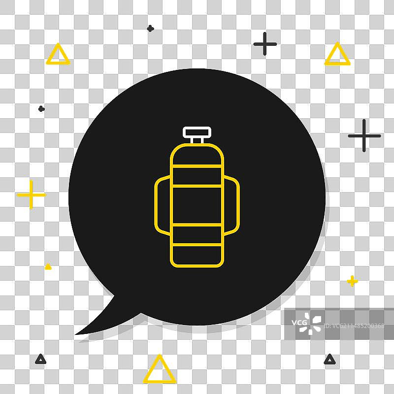 白色背景上的呼吸器图标图片素材