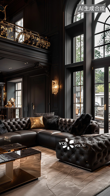 【AI数字艺术】室内装潢设计餐厅客厅书房样板房展厅会议室茶室图片素材