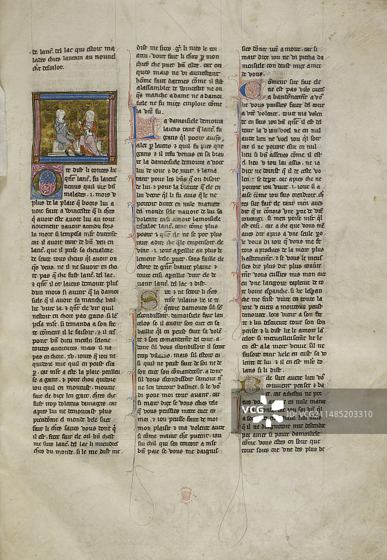 兰斯洛特与女士交谈图片素材