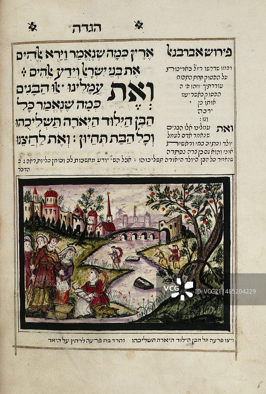 逾越节哈加达图片素材