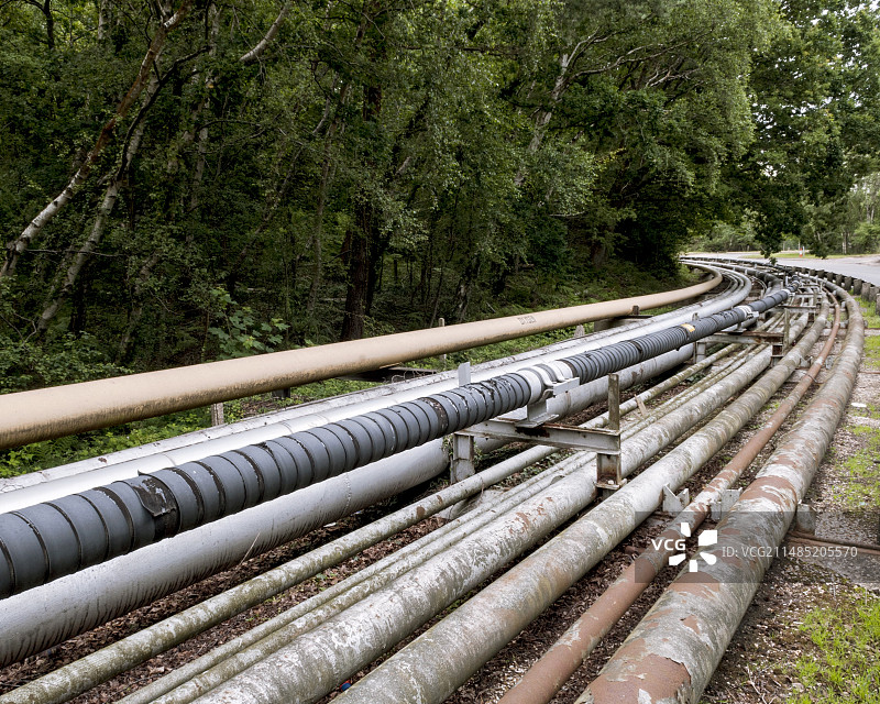 炼油厂管道图片素材