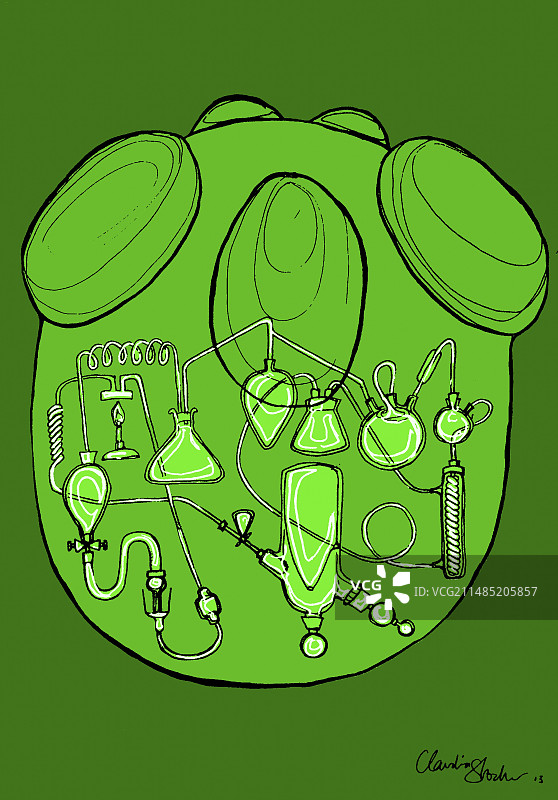 合成生物学概念艺术作品图片素材