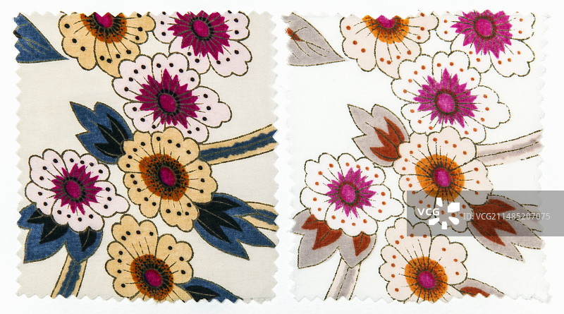 织物颜色的变化图片素材