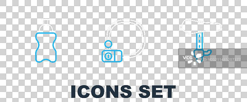 自行车座运动水壶图片素材