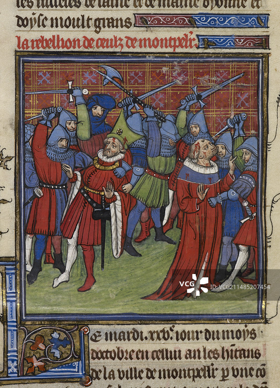 蒙彼利埃的起义图片素材