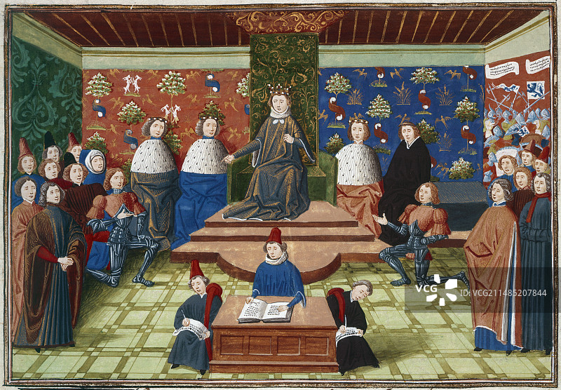 理查二世流放两位伯爵图片素材