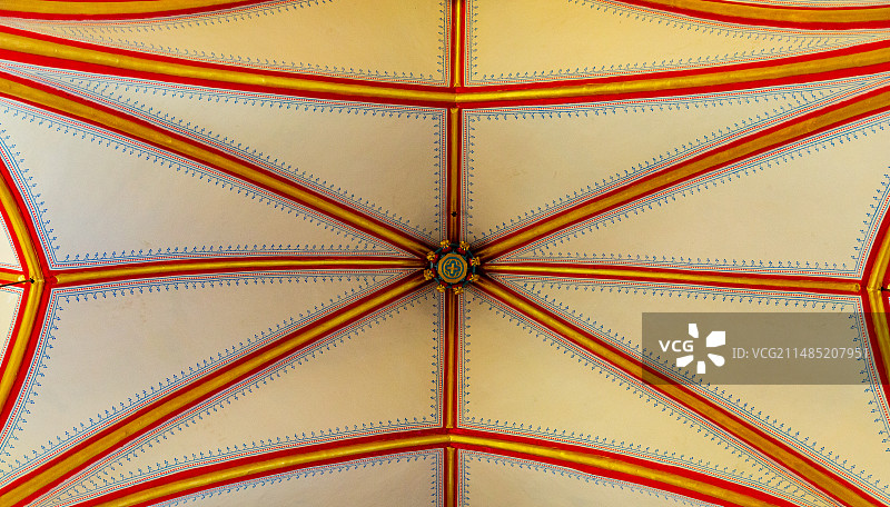 北京西什库教堂建筑内部图片素材