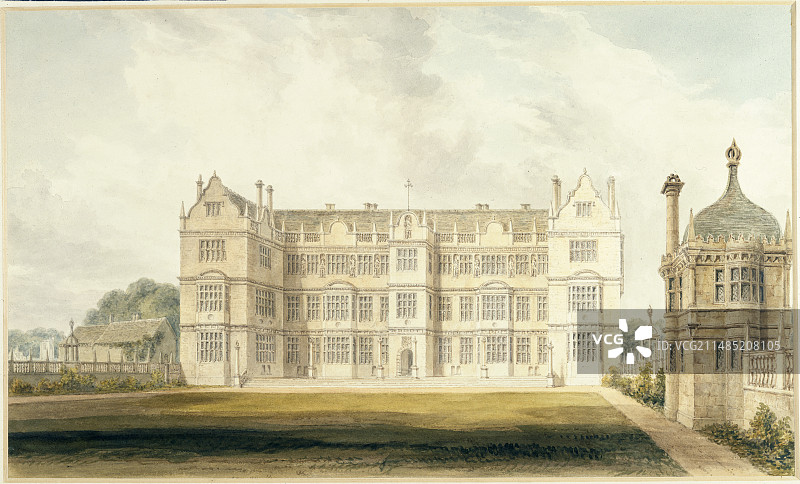 蒙塔 acute 宫的东立面图片素材