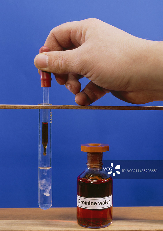 苯酚的溴化反应图片素材