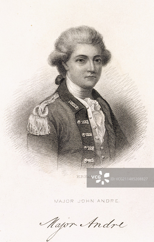 约翰·安德烈少校图片素材