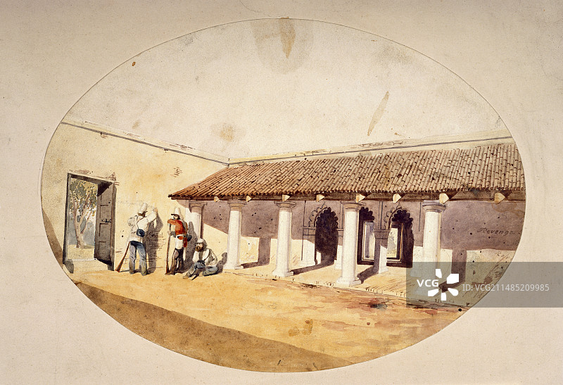 考恩波尔的庭院图片素材