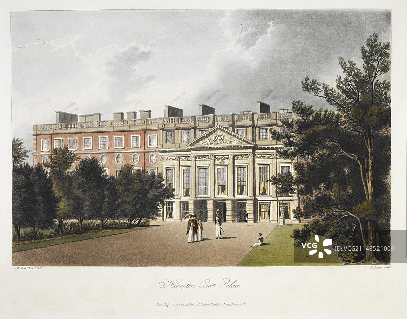 汉普顿宫图片素材